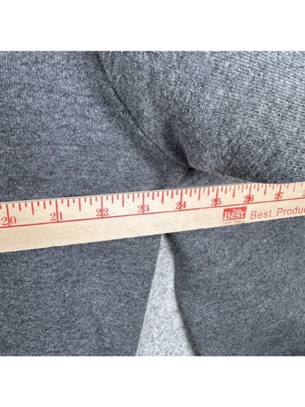 Vintage Fruit of the Loom XL Sweatshirt Gray Blank Cotton‎ Blend Pullover Crew
